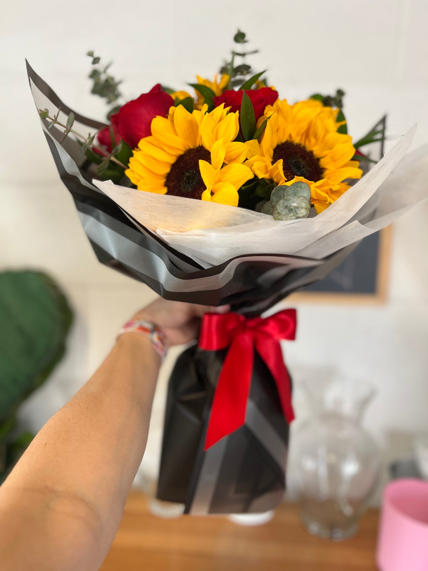 Sunflowers bouquet