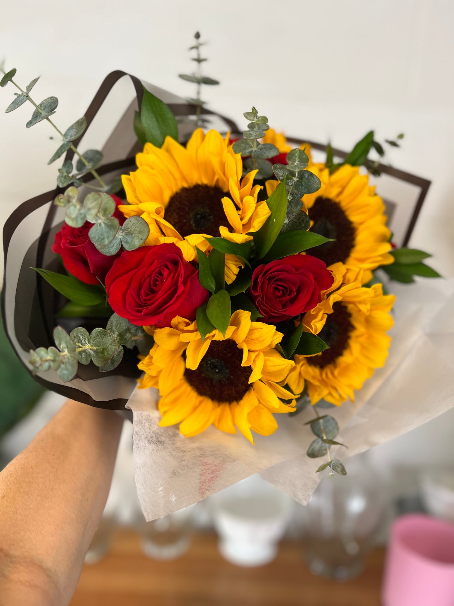 Sunflowers bouquet