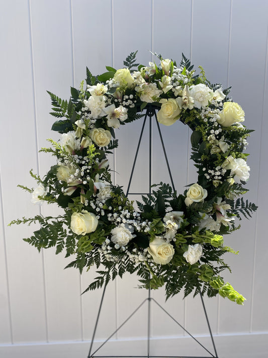 Funeral wreath-Life Flower Shop