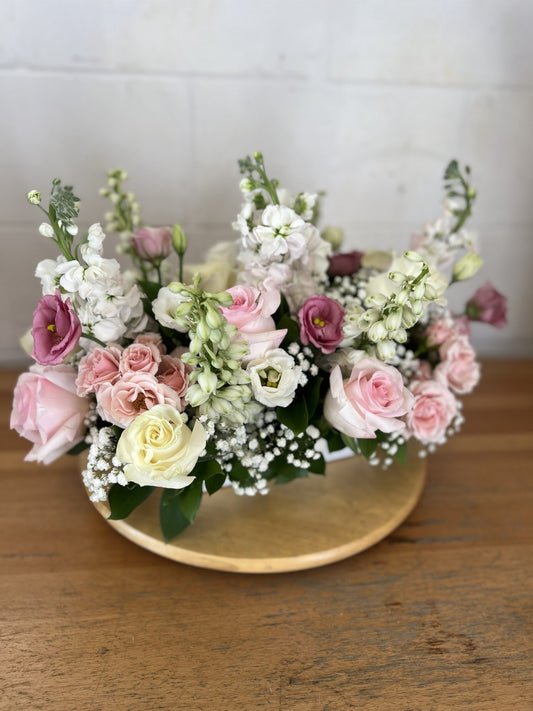 Centerpiece soft colors-Life Flower Shop