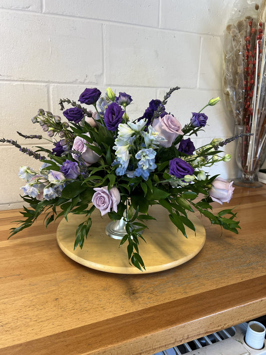 Centerpice purple-Life Flower Shop
